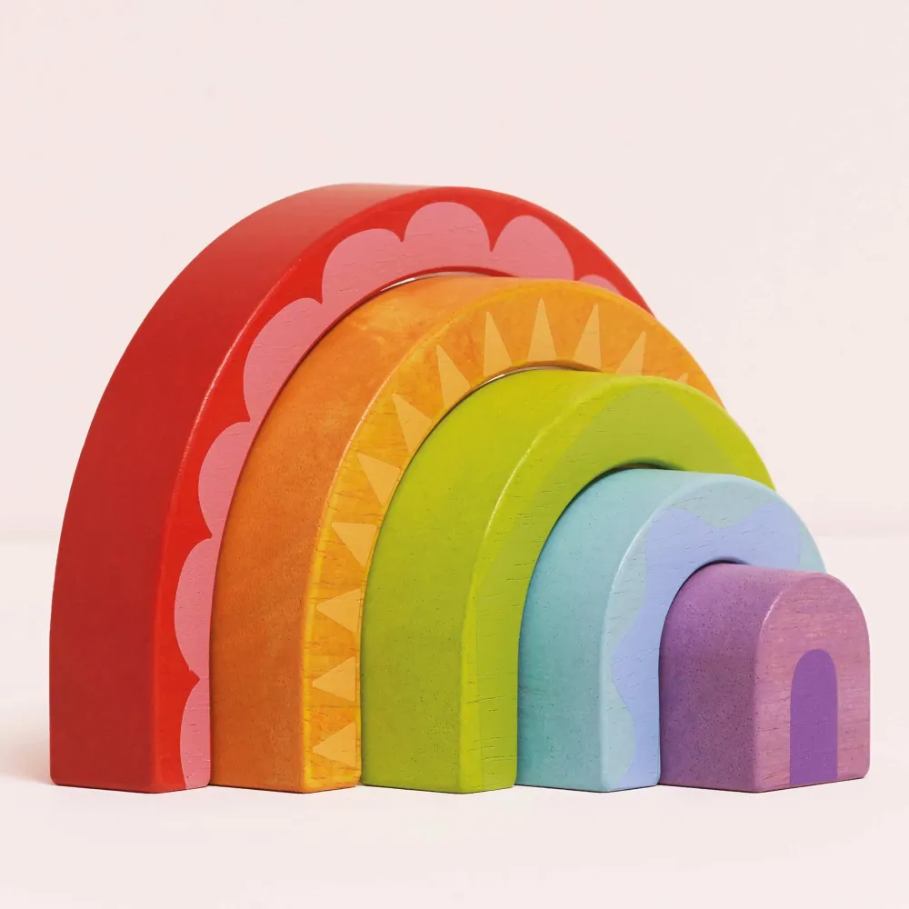 Le Toy Van drewniana układanka tęcza Montessori