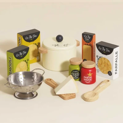 Le Toy Van zestaw makaronów do zabawy w gotowanie i kuchnie