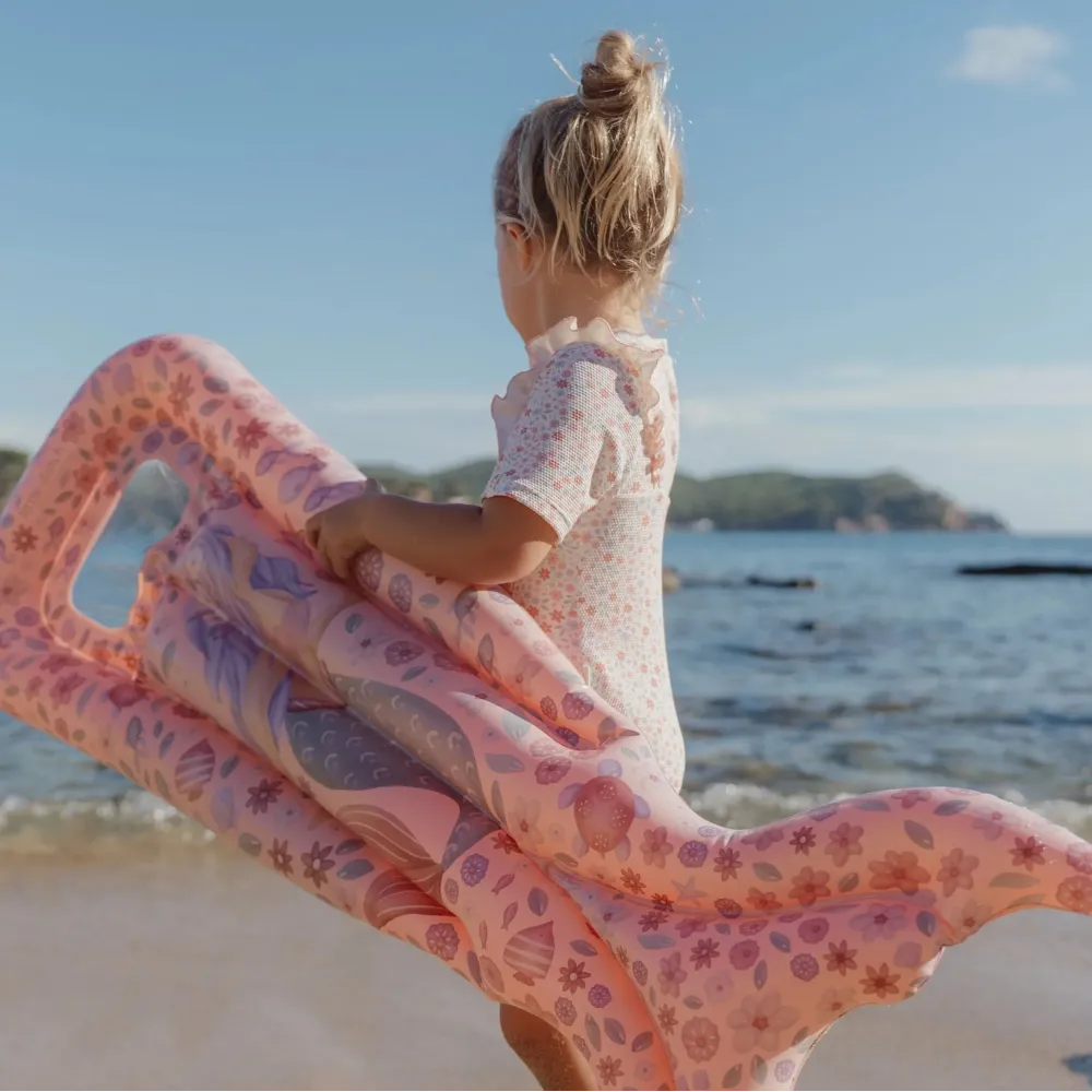 Little Dutch materac do pływania Dreamy Mermaid 118 cm – dmuchany materac dla dziewczynki