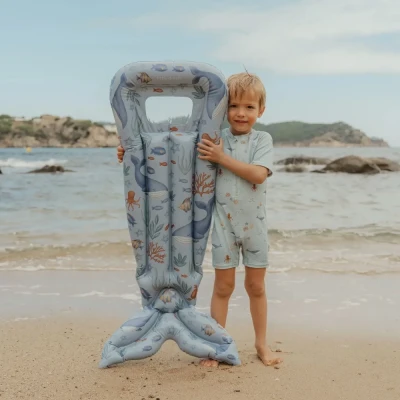 Little Dutch dmuchany materac dla dziecka Ocean World 118 cm