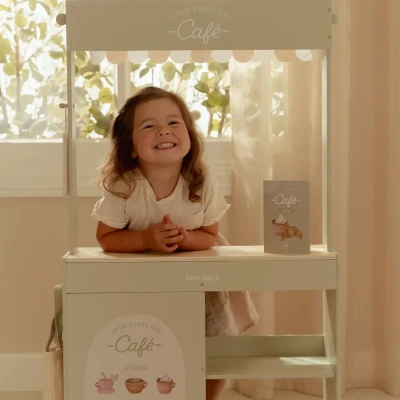 Little Dutch drewniany stragan - sklep i kawiarnia