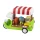 Klorofil autko sklepik na kółkach Food Truck Pop Up owocowy z funkcją pop-up. Auto warzywniak z figurką szopa Axela bez BPA Vulli KLR-700212 dla dzieci od 18 miesięcy 18m+ / do zabawy w sklep.