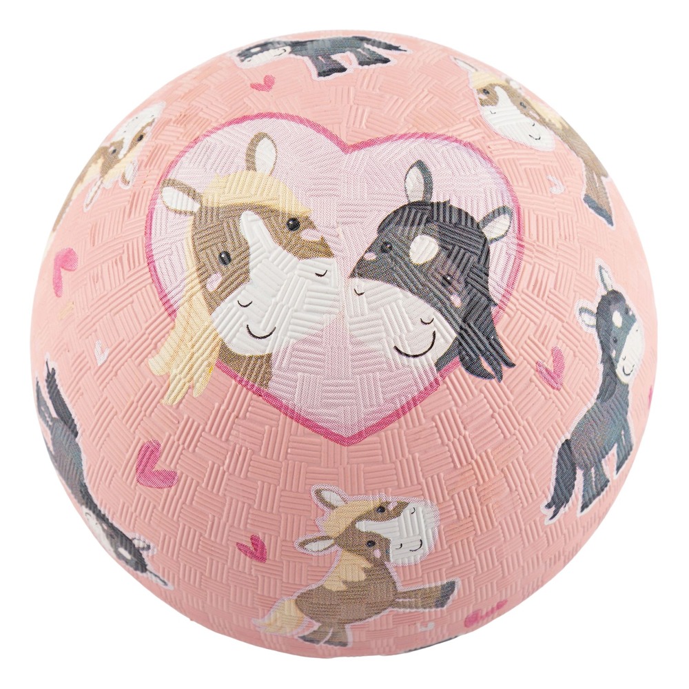 Sigikid piłka kauczukowa Pony Love 17 cm – naturalna piłka dla dzieci 1+